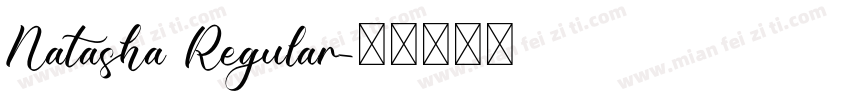 Natasha Regular字体转换